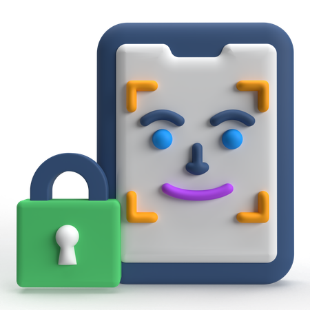 Gesichtsscan  3D Icon