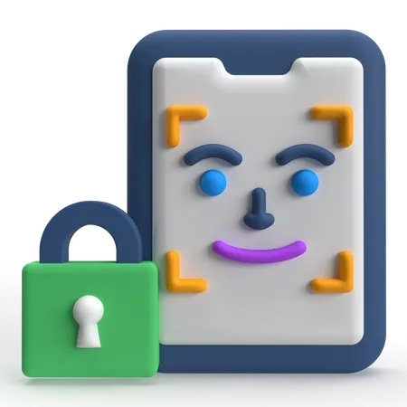 Gesichtsscan  3D Icon