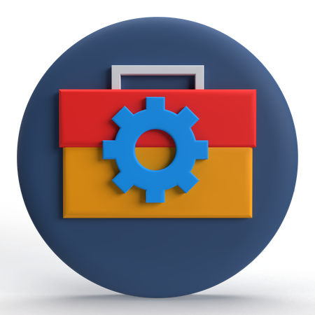 Gerenciamento de Trabalho  3D Icon