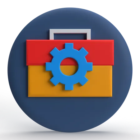 Gerenciamento de Trabalho  3D Icon