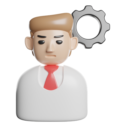 Gestão de Funcionários  3D Icon