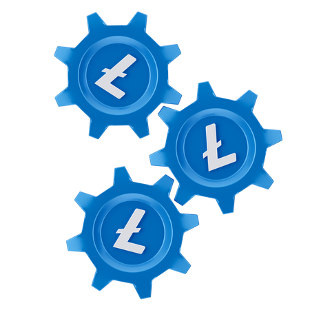 Gestão de linecoin  3D Icon