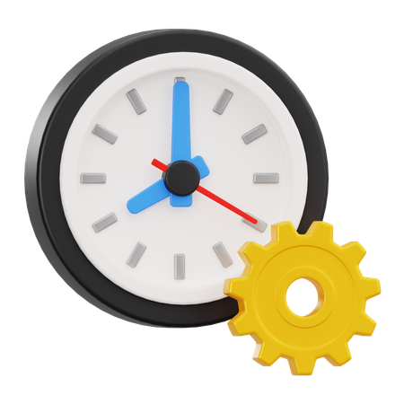 Gestão de tempo  3D Icon