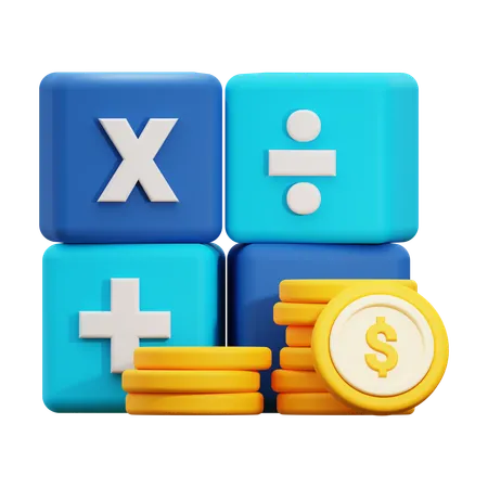 Gestão Financeira  3D Icon