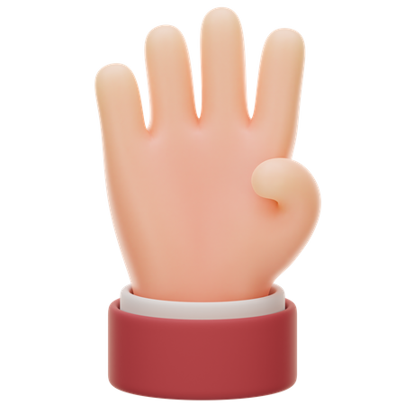 Geste à quatre mains  3D Icon