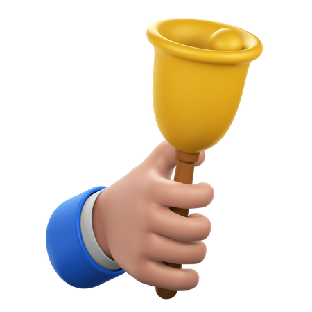 Geste de la main avec Bell  3D Icon