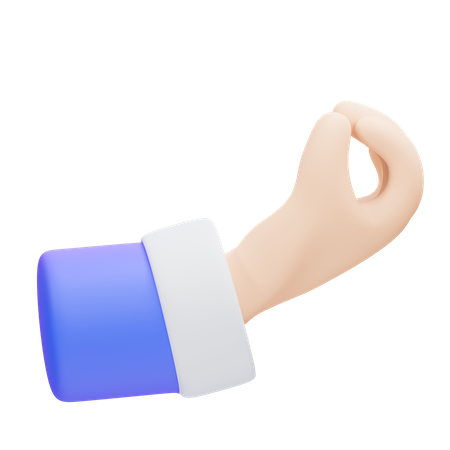 Geste de la main italienne  3D Icon
