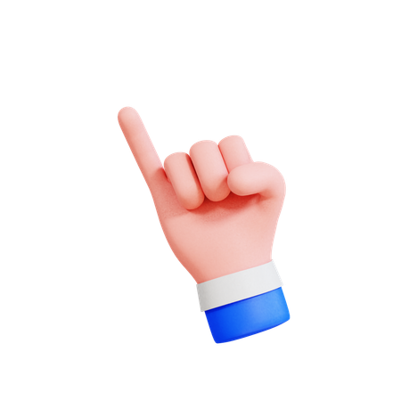 Geste de promesse  3D Icon