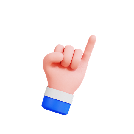 Geste de promesse  3D Icon