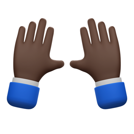 Geste der Kapitulationshände  3D Icon