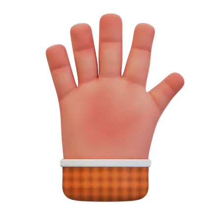 Geste der offenen Hand  3D Icon