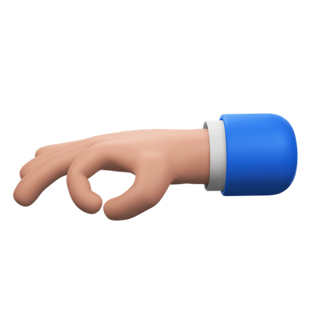 Geste mit der Hand halten  3D Icon