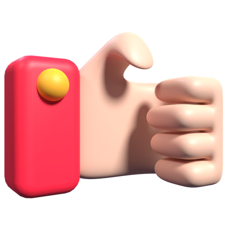 Geste mit erhobener Faust  3D Icon