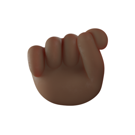 Geste mit gekreuzten Fingern  3D Icon