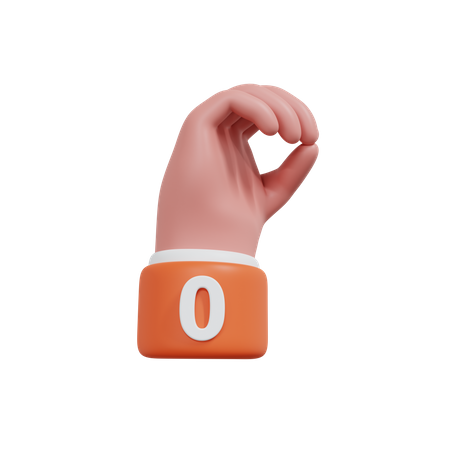 Gestennummern 0  3D Icon