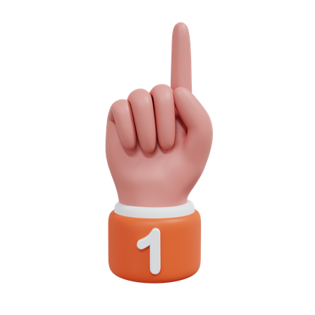 Gestennummern 1  3D Icon