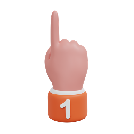 Gestennummern 1  3D Icon