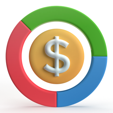 La gestion d'actifs  3D Icon