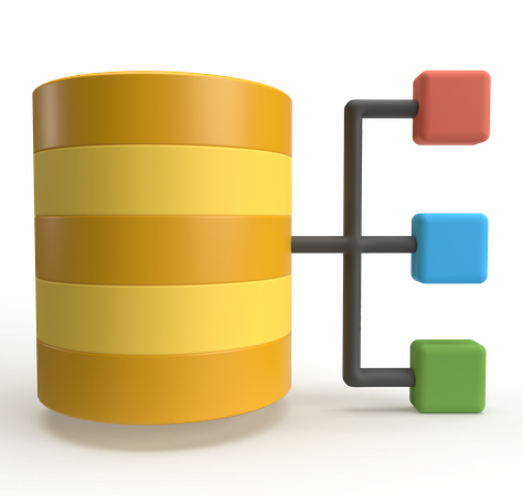 Gestion de base de données  3D Icon