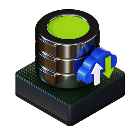 Gestión de bases de datos  3D Icon