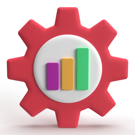 Gestión de datos  3D Icon