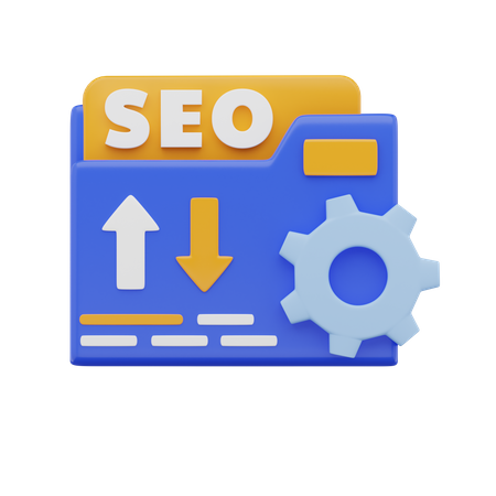 Gestión de datos SEO  3D Icon