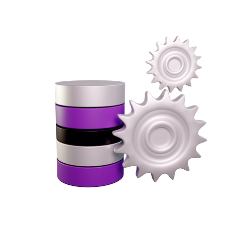 Gestion de données  3D Icon