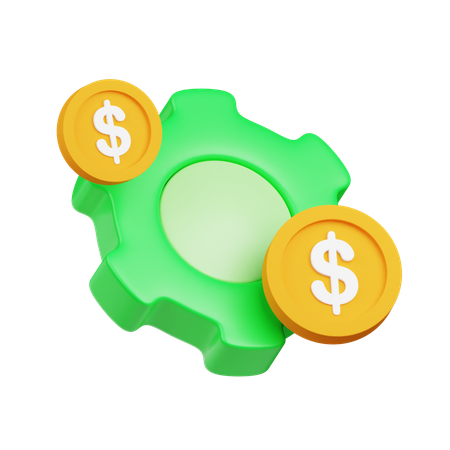 Gestion de la trésorerie  3D Icon