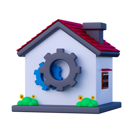 Gestion de la maison  3D Icon