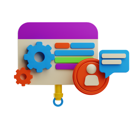 Gestion de profils  3D Icon