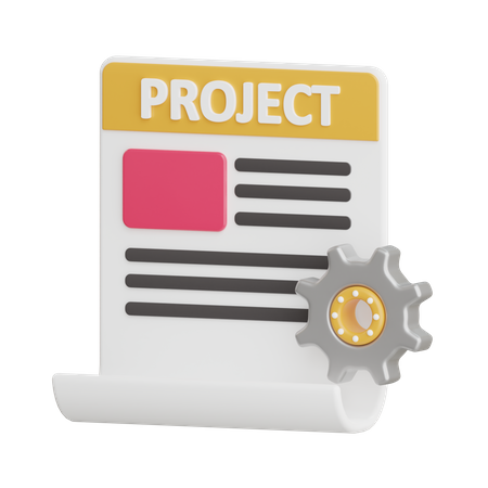 Gestion de projet  3D Icon