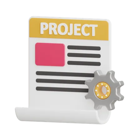 Gestion de projet  3D Icon