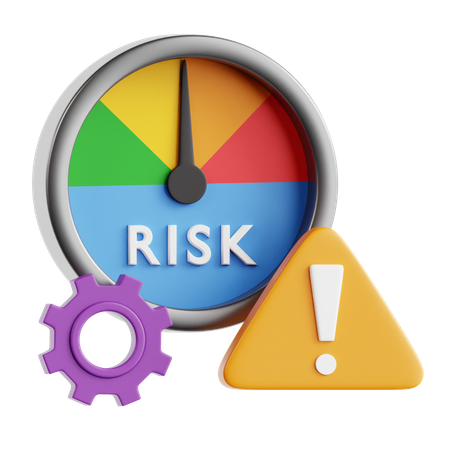 Gestión de riesgos  3D Icon