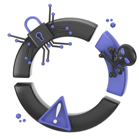 Gestión de riesgos  3D Icon