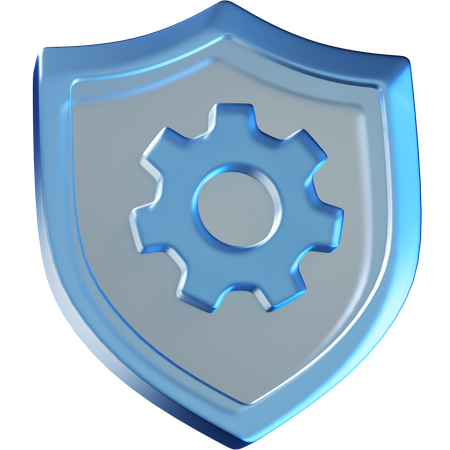 Gestion de seguridad  3D Icon