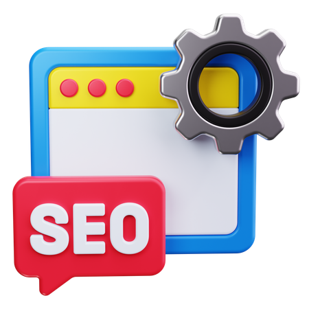 Gestión de SEO  3D Icon