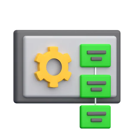 Administración de tareas  3D Icon