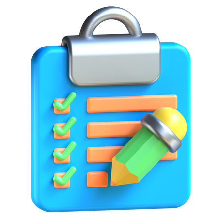 Administración de tareas  3D Icon