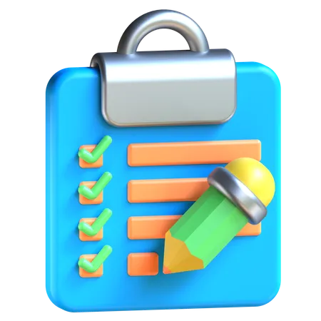 Administración de tareas  3D Icon