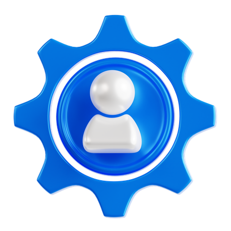Gestión de usuarios  3D Icon