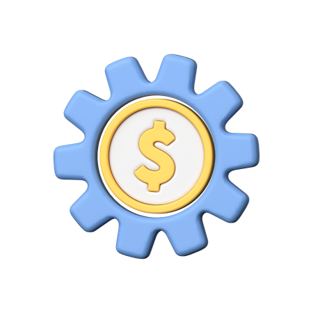 Gestión del entorno financiero  3D Icon