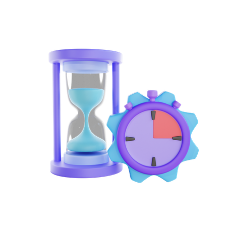 Gestión del tiempo  3D Icon