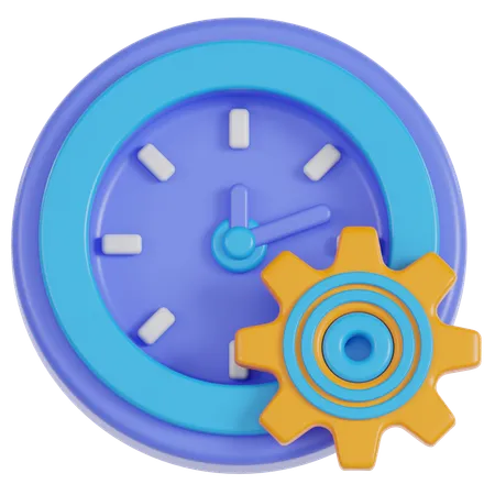 Gestión del tiempo  3D Icon