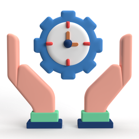 Gestión del tiempo  3D Icon