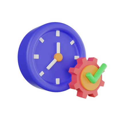 Gestión del tiempo  3D Icon