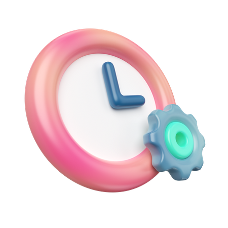 Gestión del tiempo  3D Icon