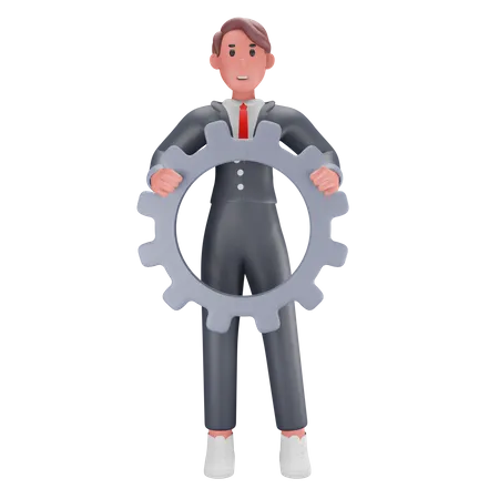 Gestion d'entreprise  3D Illustration