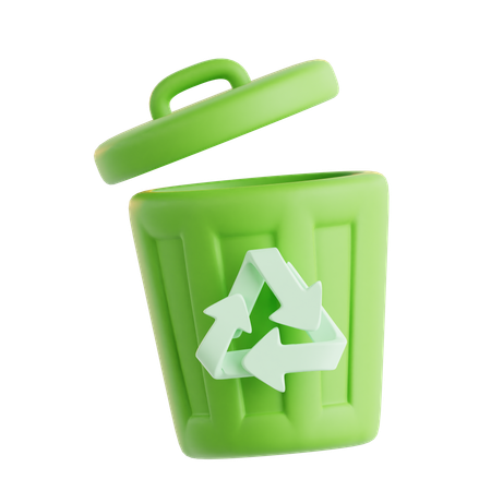 La gestion des déchets  3D Icon