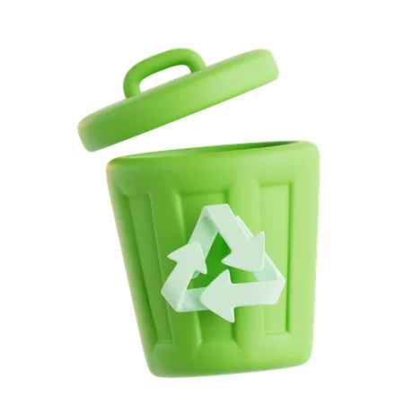 La gestion des déchets  3D Icon