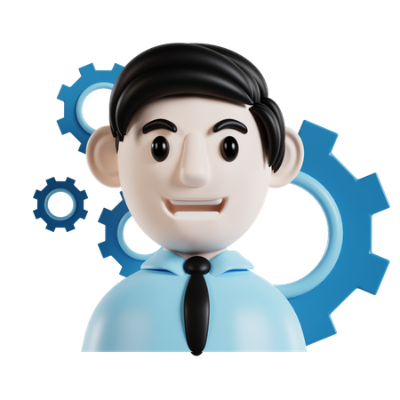 Gestion des gestionnaires  3D Icon